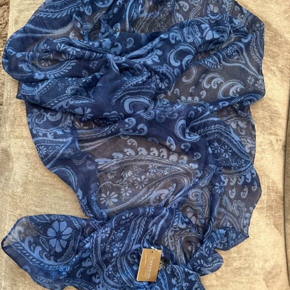 Accessories - Blue paisley scarf